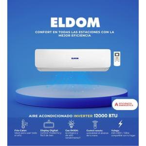 Aire acondicionado ELDOM Inverter 12000 BTU G:18M