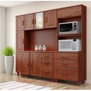 Bajo mesada 2P 3C FINESTRA Bronze 1186T