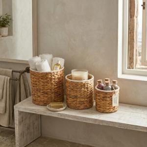 Cesto mimbre set 3 piezas E25 289