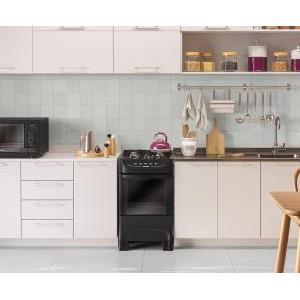 Cocina 4H Mueller HAMBURGO MFV4BB Vetro Negro