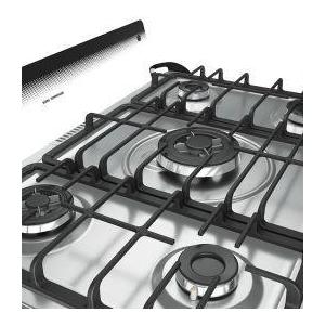 Cocina 5H MUELLER Dresde / Decorato Vetro Gourmet INOX Grill