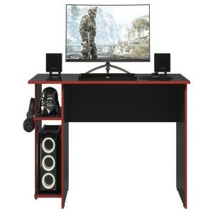 Escritorio Gamer 3875.76 Grafito/Rojo