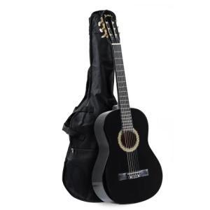 Guitarra clasica Memphis 851 color NEGRO con funda dek