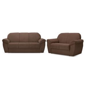 Juego de Living 3+2 Vilabella MARROCOS Marron