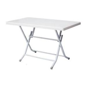 Mesa PVC rectangular Blanca Rainbow
