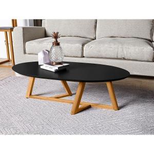 Mesas de Living Classic TEBARROT 748 Natural/ Negro