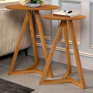 Mesas de Living Lateral Classic TEBARROT 839 Natural/Natura