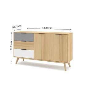 Rack bajo 2P 3C 2E Finestra ELFA 9895ZB