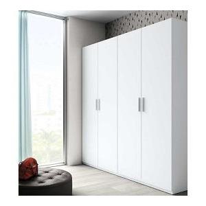 Ropero 4P HERVAL PH1714 Blanco