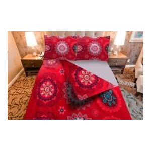 Sabanas 2P COTTON FLOR QUEEN 100% Algodon