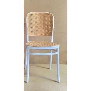 Silla Polipropileno 174 Blanca respaldo esterilla NSol