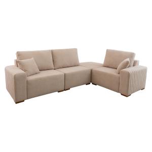 Sofa Living Hellen VERSATILE Marron boucle 100910